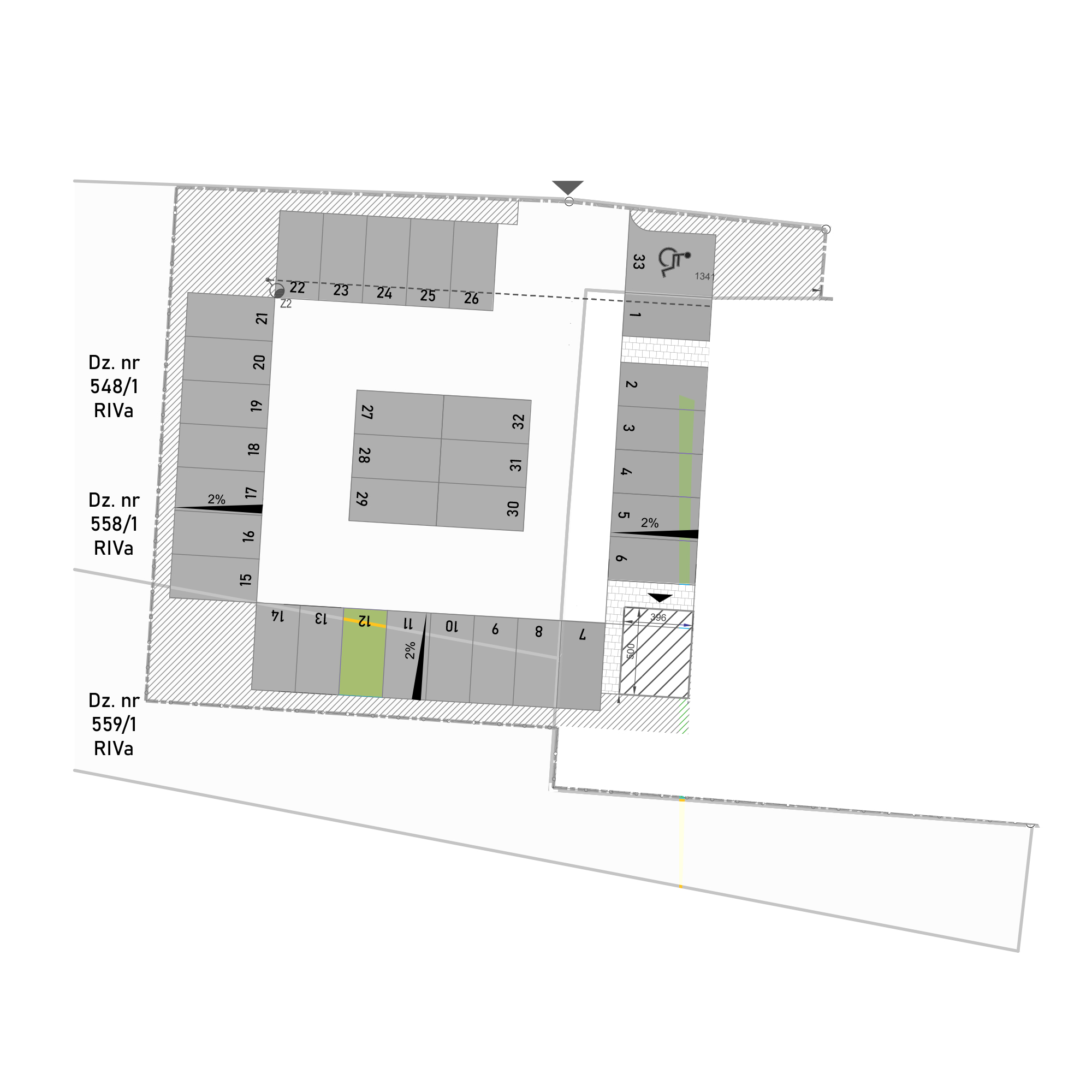 Zielona 2.0  mieszkanie deweloperskie na  parterze z 0 pokojami