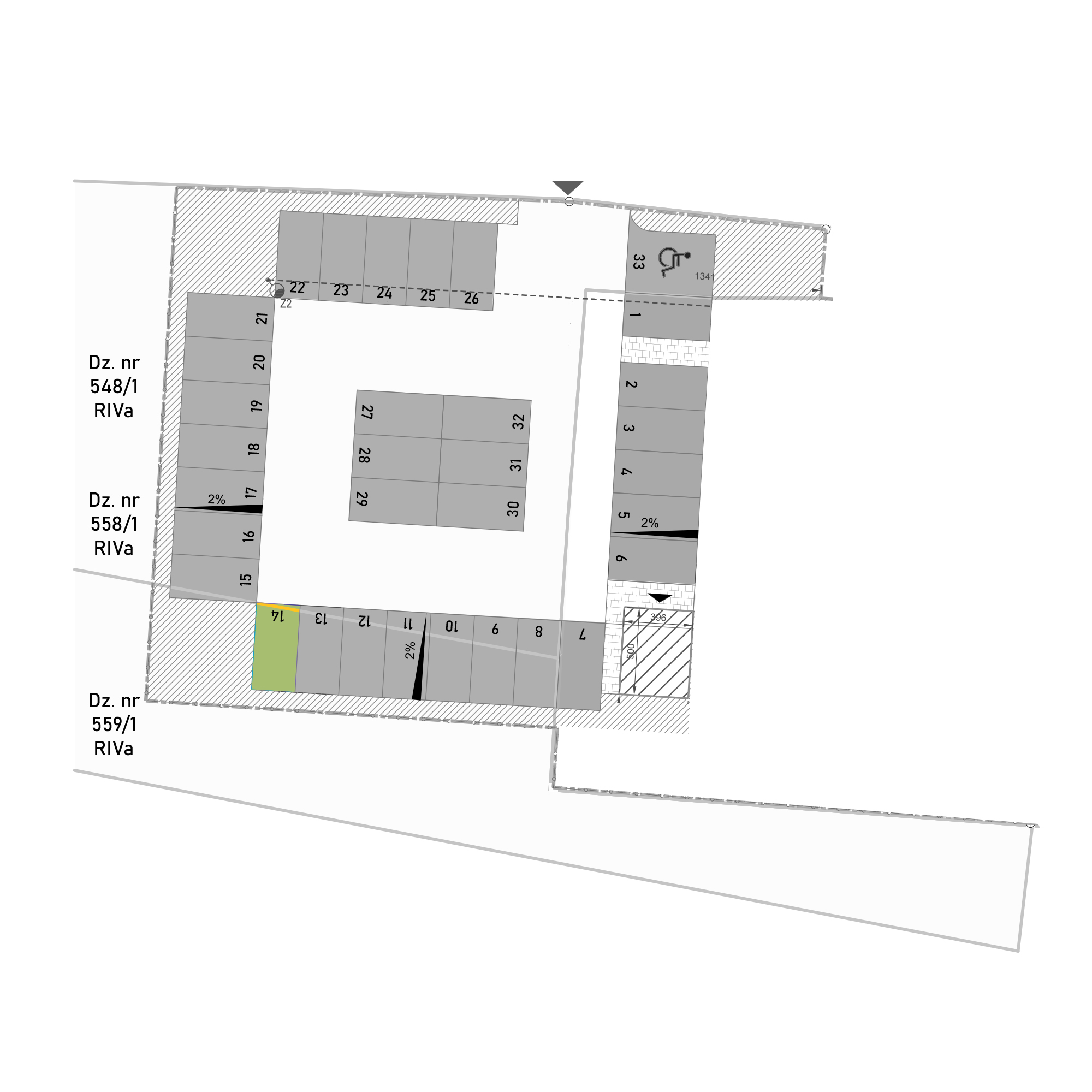 Zielona 2.0  mieszkanie deweloperskie na  parterze z 0 pokojami