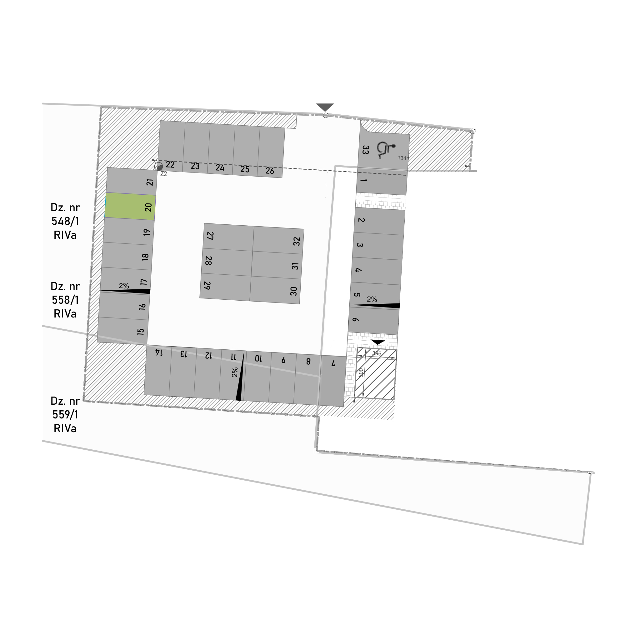 Zielona 2.0  mieszkanie deweloperskie na  parterze z 0 pokojami