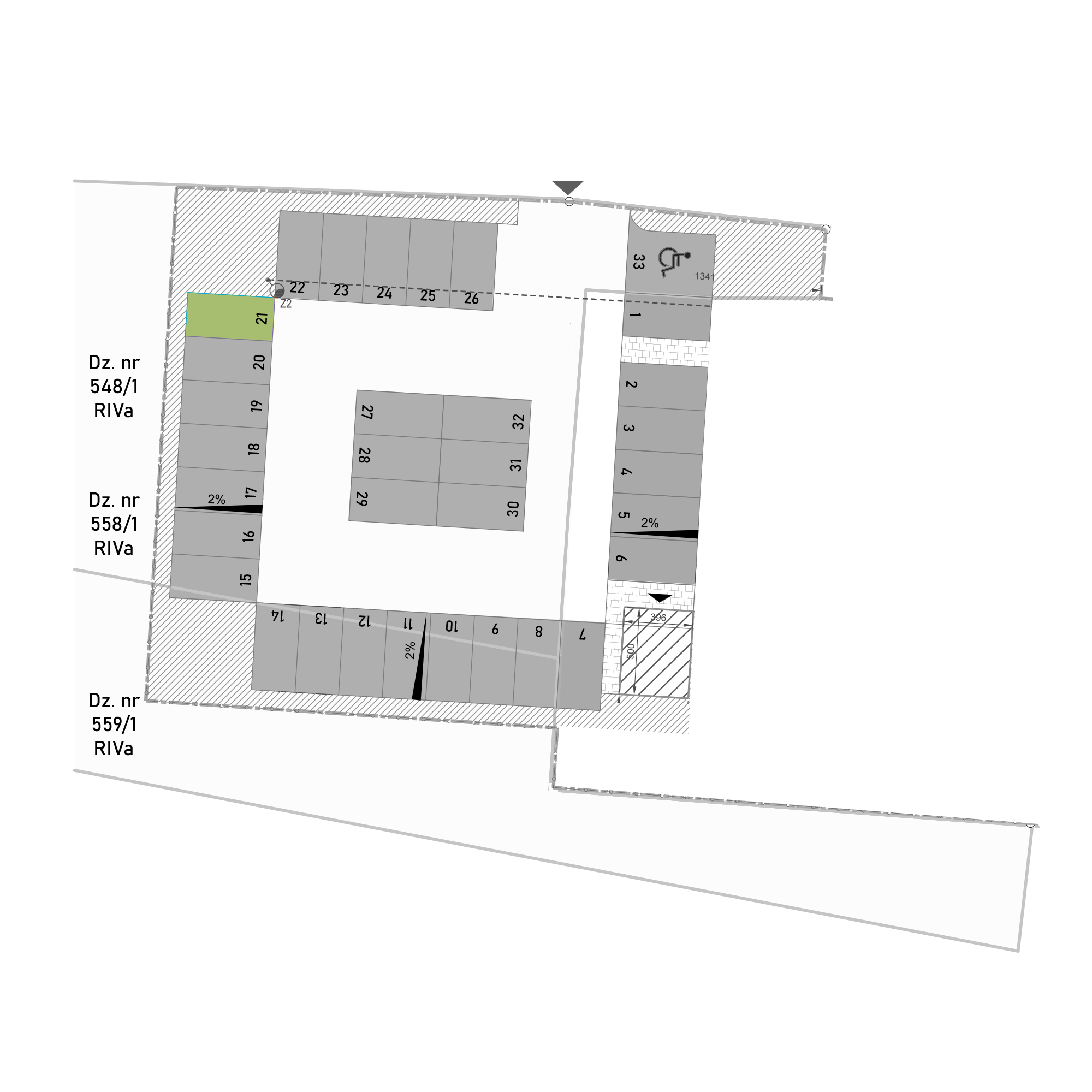 Zielona 2.0  mieszkanie deweloperskie na  parterze z 0 pokojami