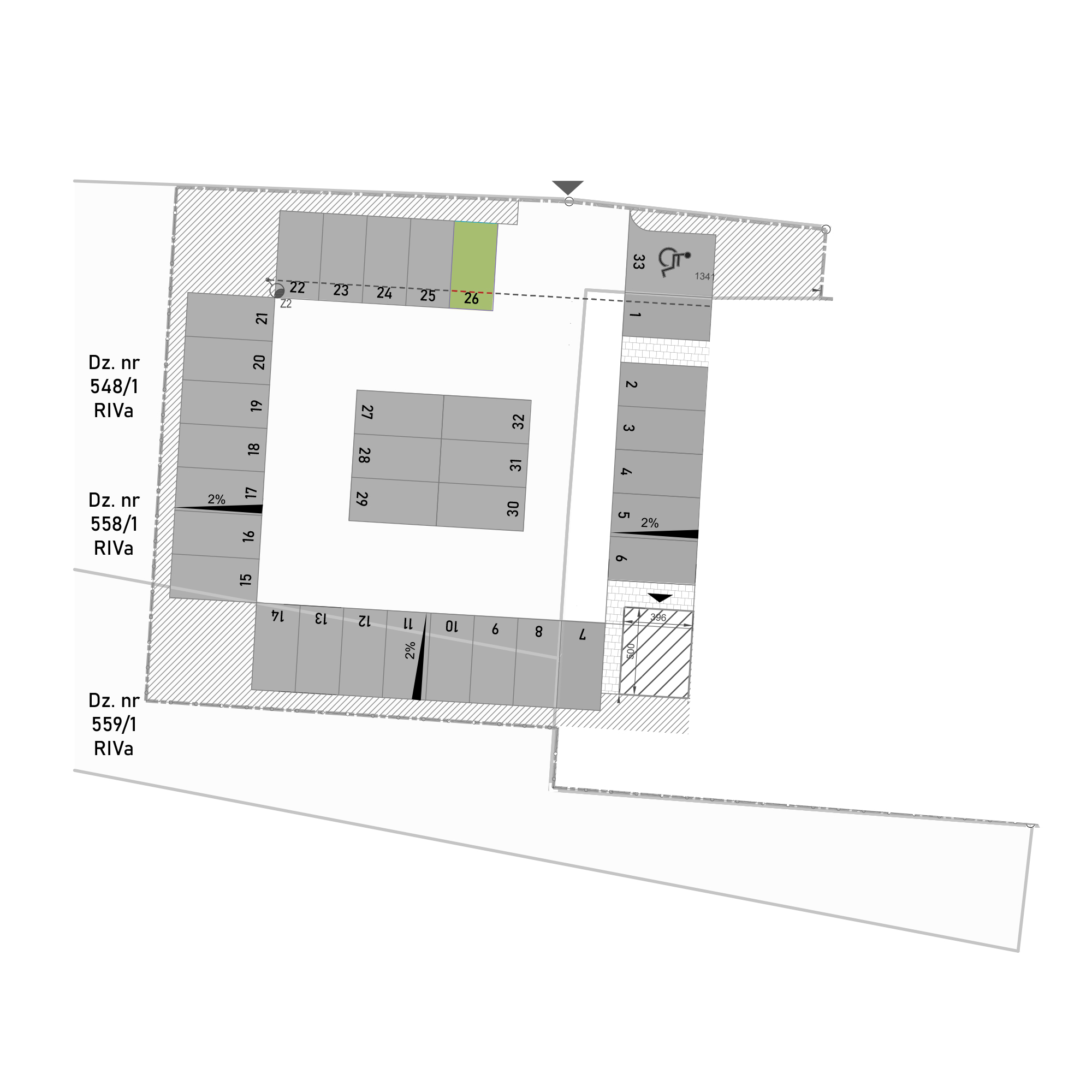 Zielona 2.0  mieszkanie deweloperskie na  parterze z 0 pokojami