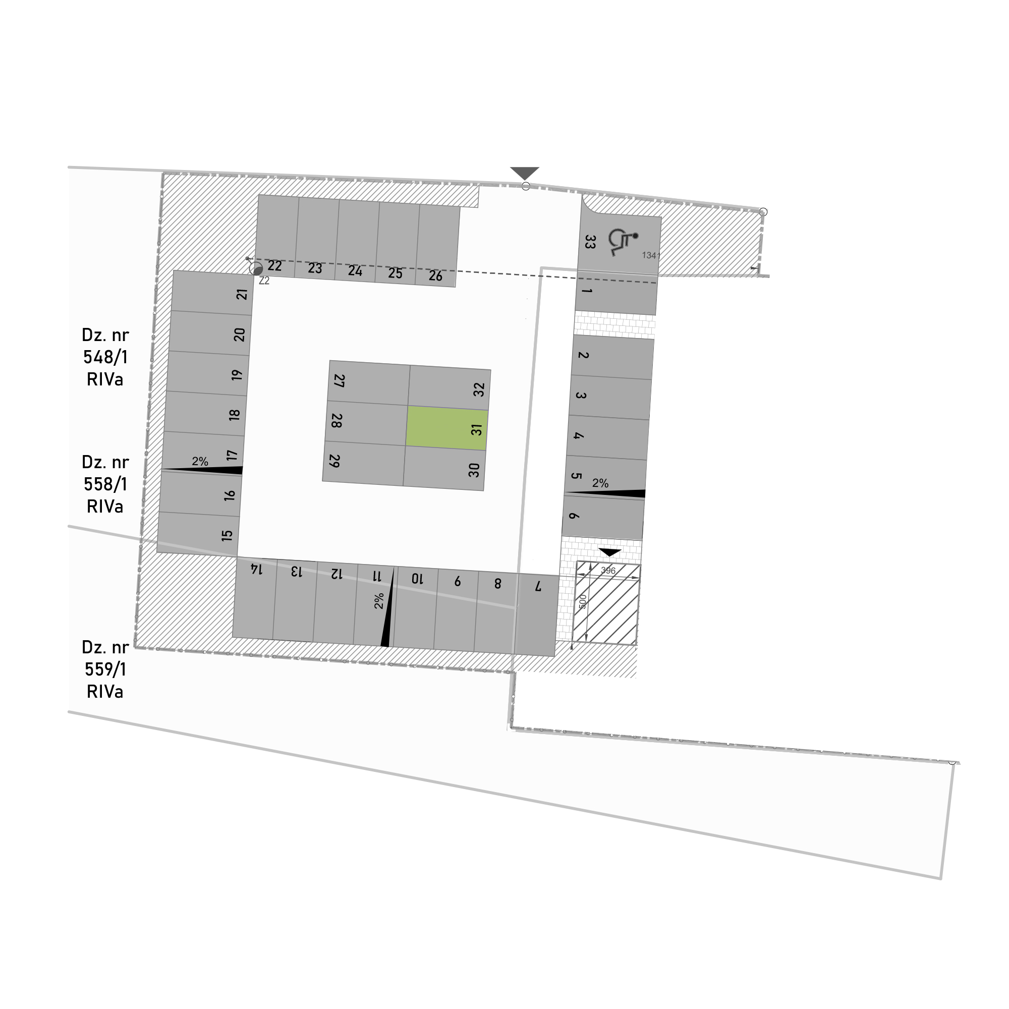 Zielona 2.0  mieszkanie deweloperskie na  parterze z 0 pokojami